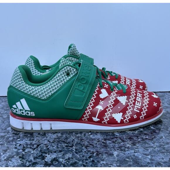 Adidas Powerlifting 3.1 Christmas Edition Weightlifting Shoe Sneaker Men’s SZ 12 main image 8